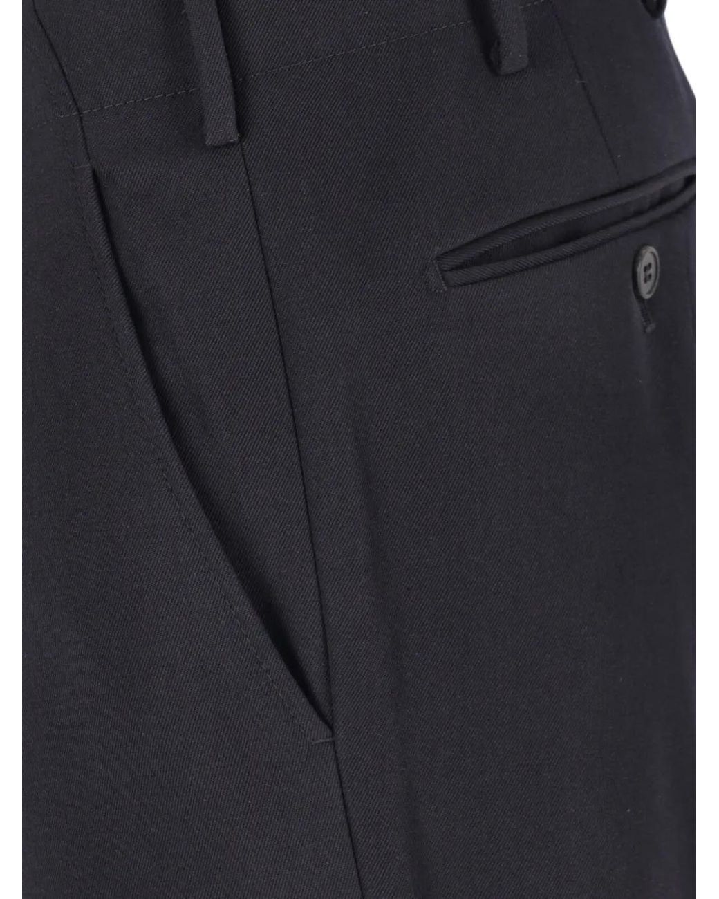 Prada Blue Pantalon En Laine for men