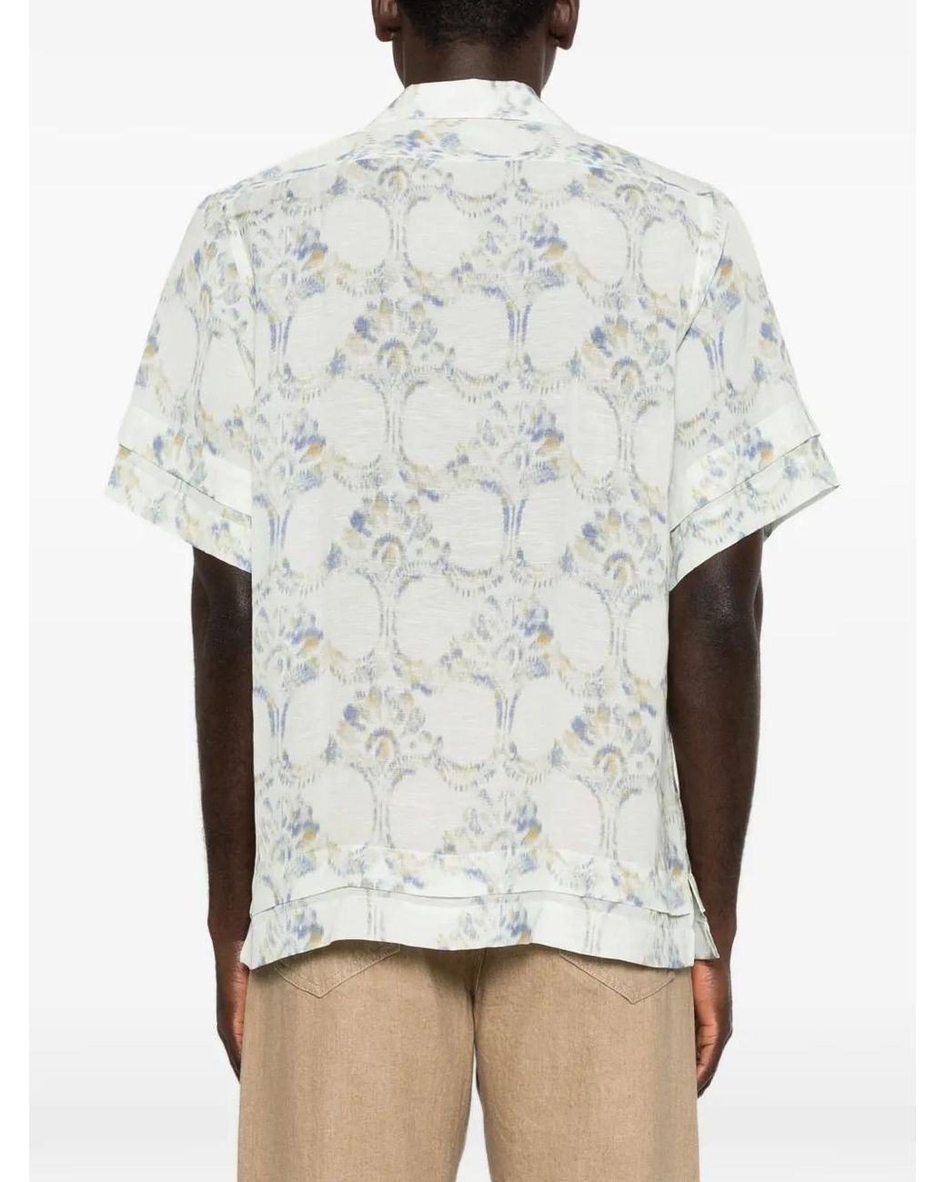 Wales Bonner White Chemise À Manches Courtes for men