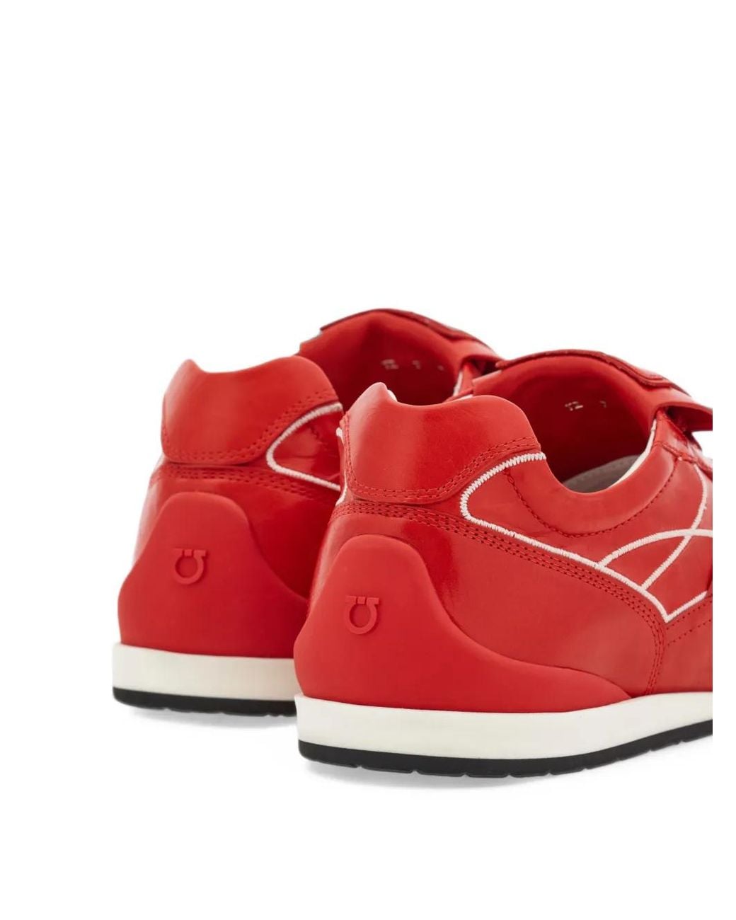 Ferragamo Red Low-Top Sneakers for men