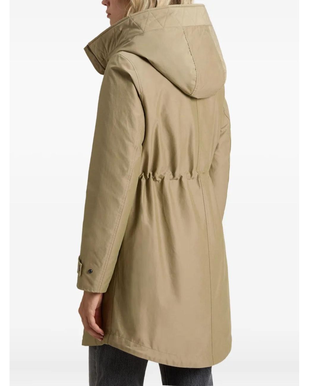 Woolrich Natural Authentic Parka Coat