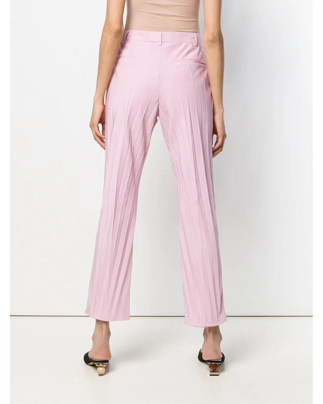 Valentino Garavani Geplooide Broek in het Pink
