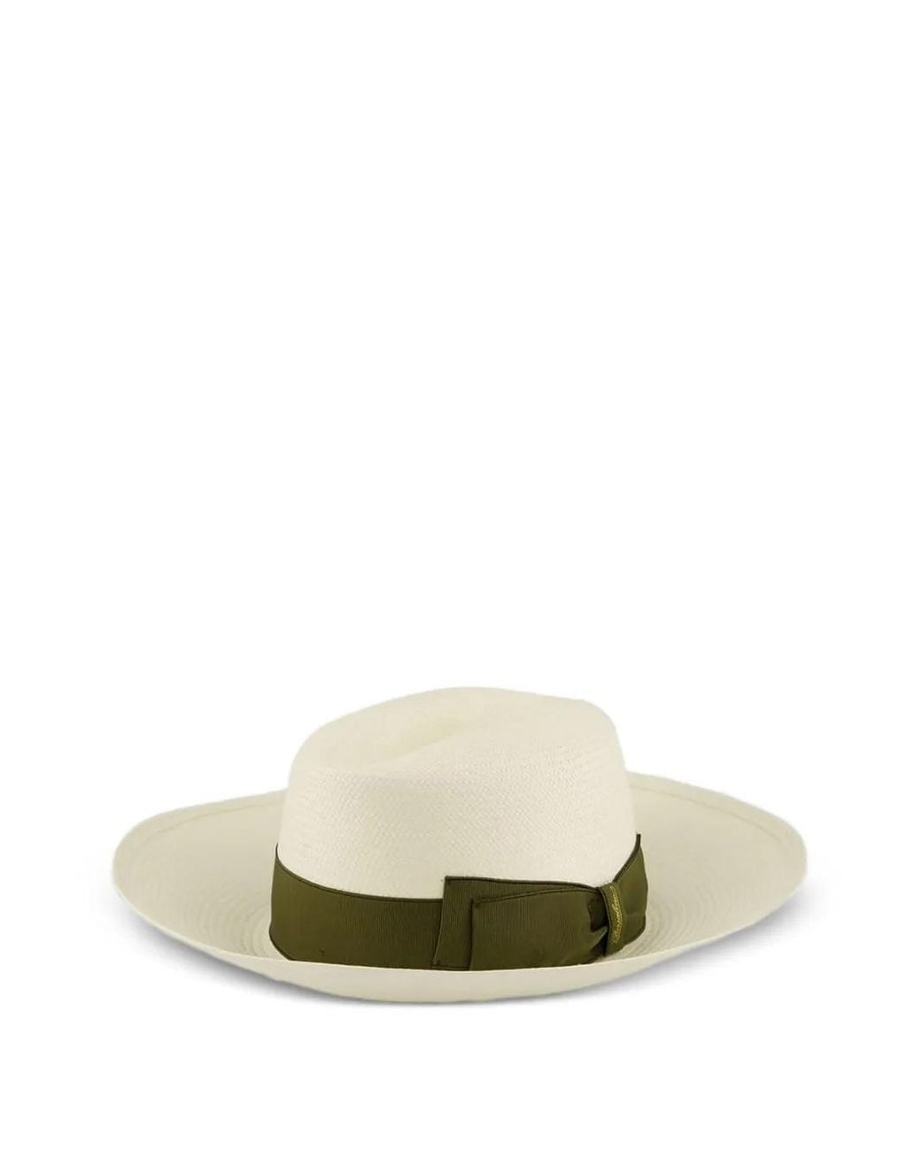 Borsalino Natural Claudette Panama Wide-Brim Hat