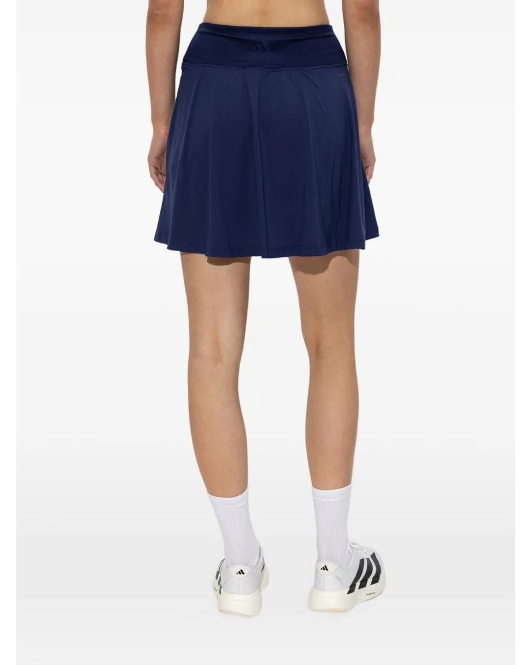 Adidas Blue Elasticated-Waistband Skort