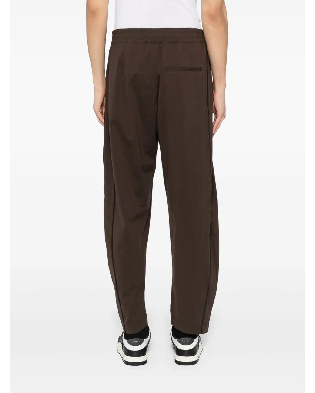 CROQUIS Brown Tapered Trousers for men
