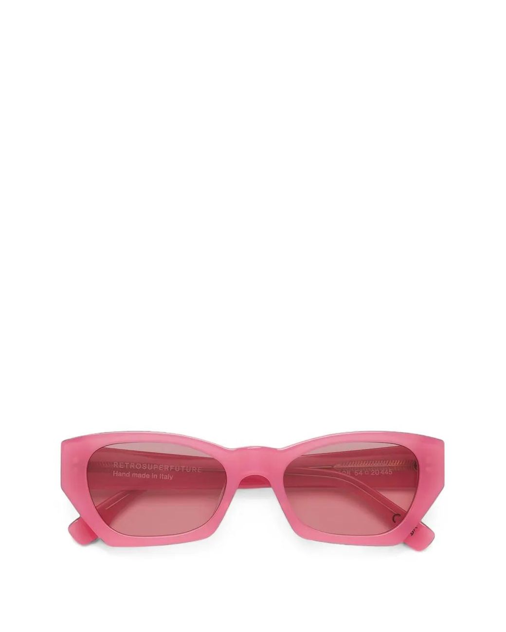 Retrosuperfuture Pink Lunettes De Soleil Amata À Monture Géométrique