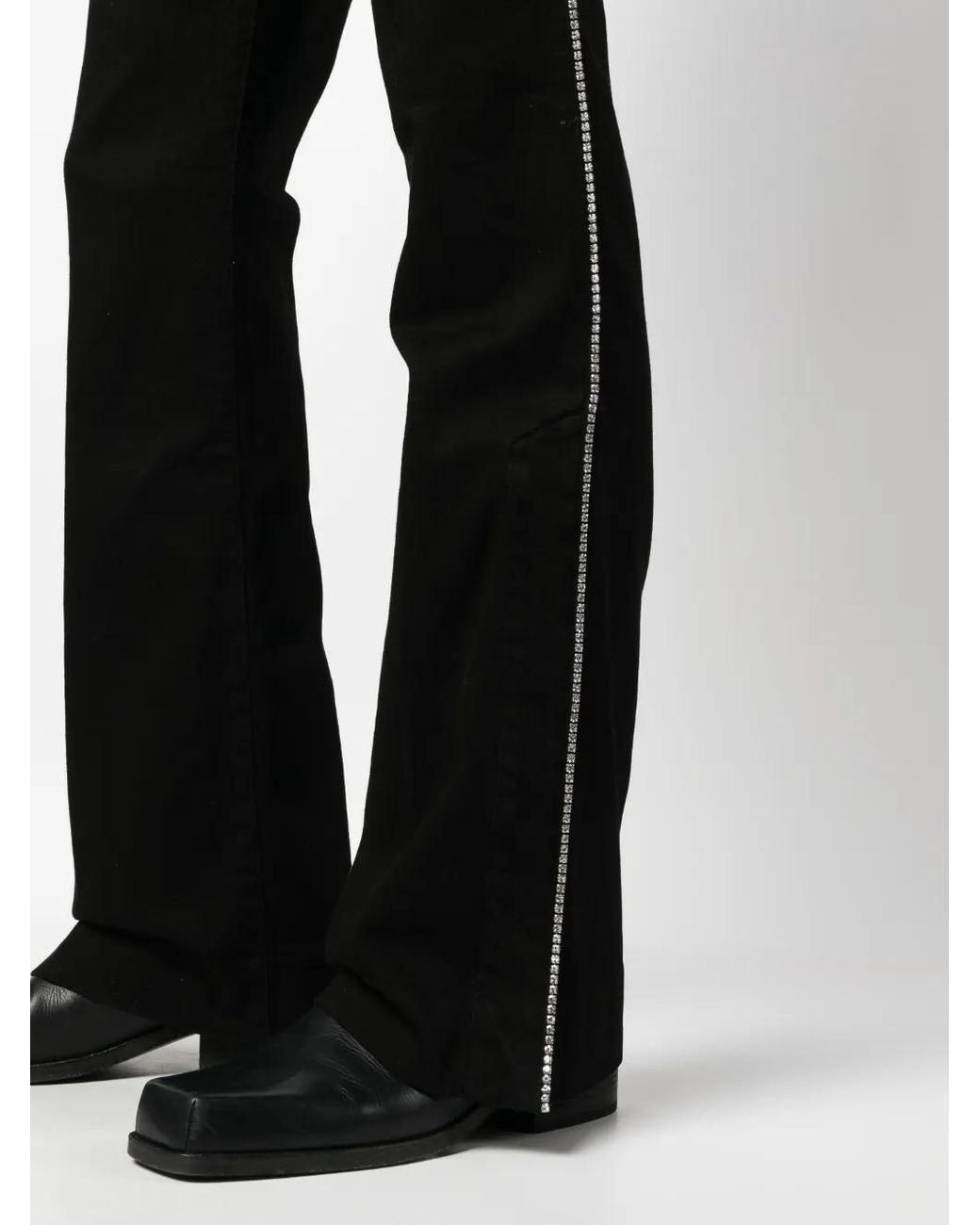 Amiri Black Straight-Leg Denim Jeans for men
