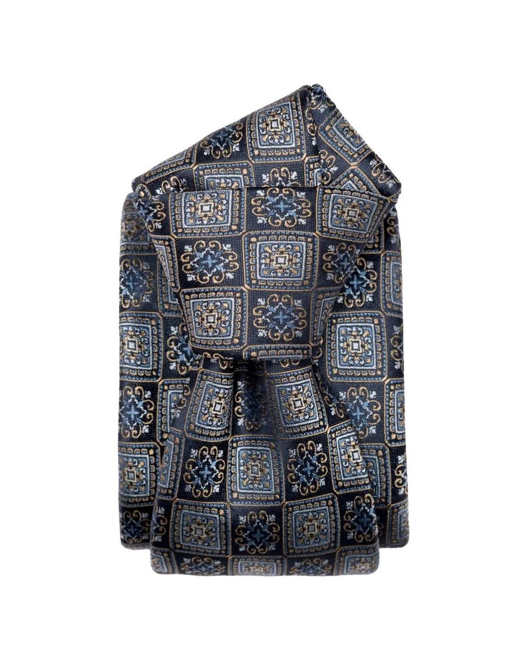 Elizabetta Gray De Sica Silk Jacquard Tie for men