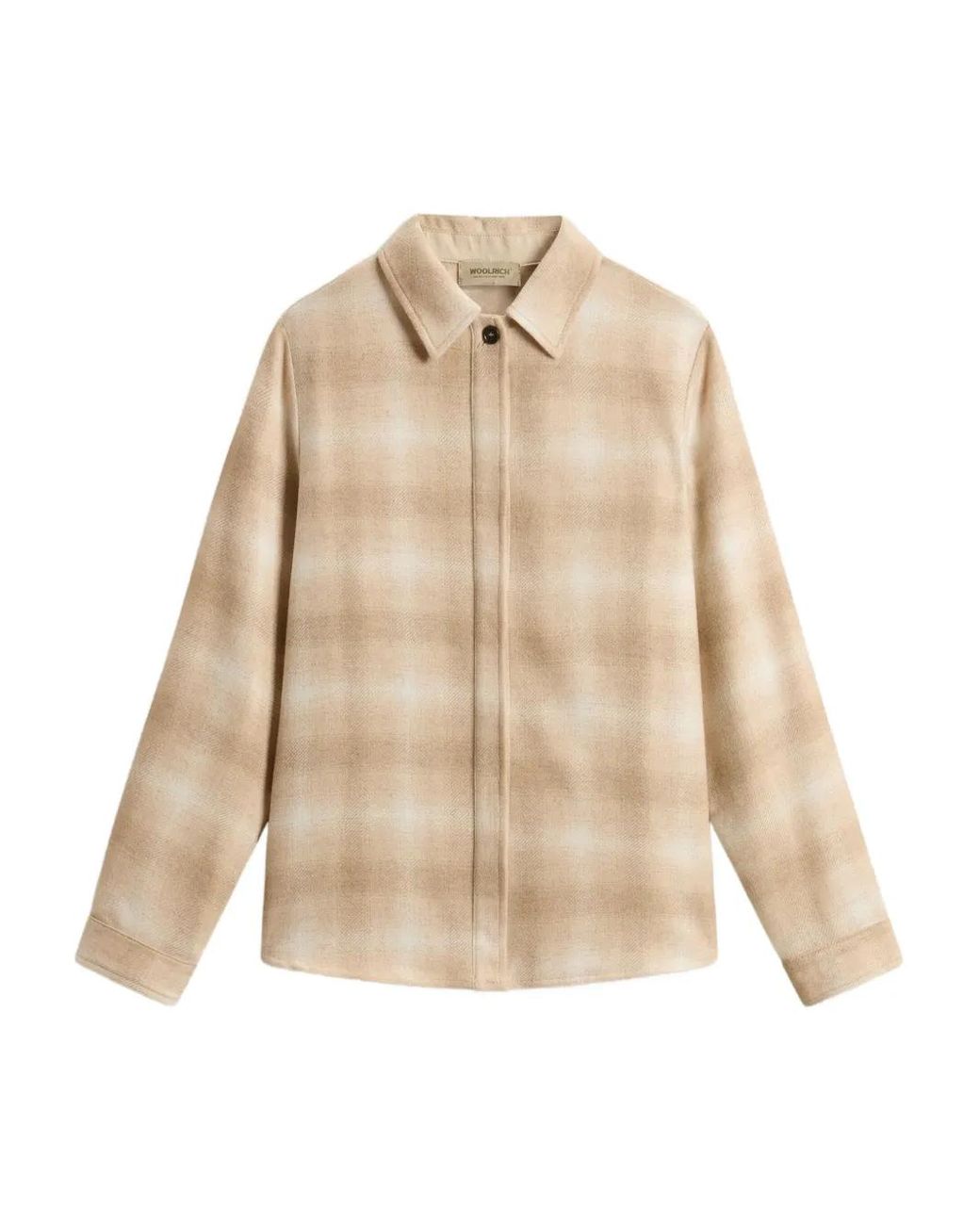 Woolrich Natural Checked Shirt