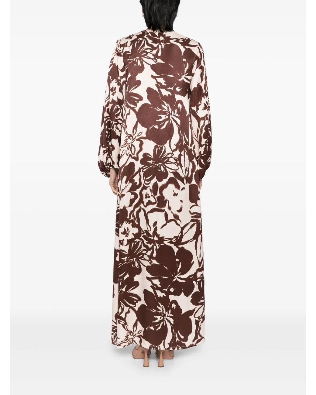 Caftan Maya Bambah en coloris Brown