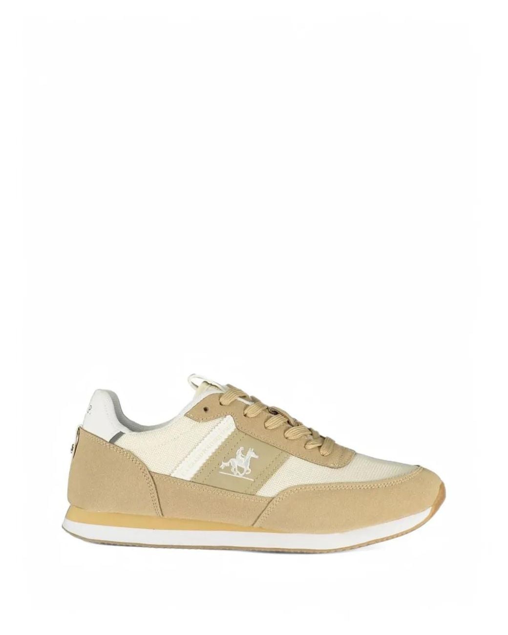 U.S. Grand Natural Panelled Logo-Print Sneakers for men