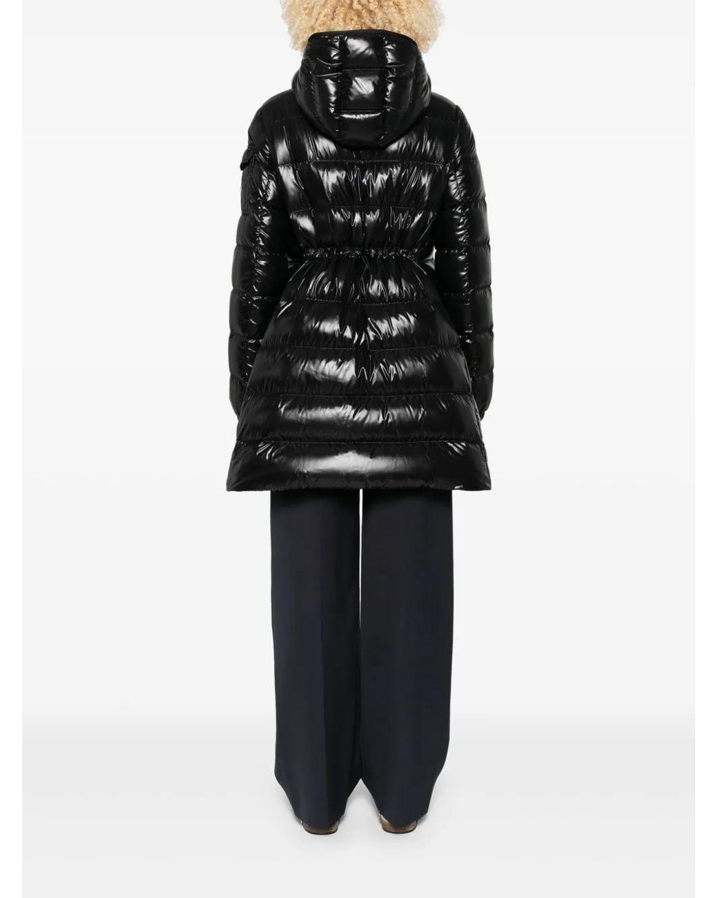 Moncler Black Courcelles Daunenmantel