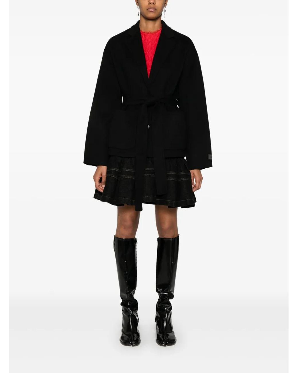 KENZO Black Wool Cashmere Blend Jacket
