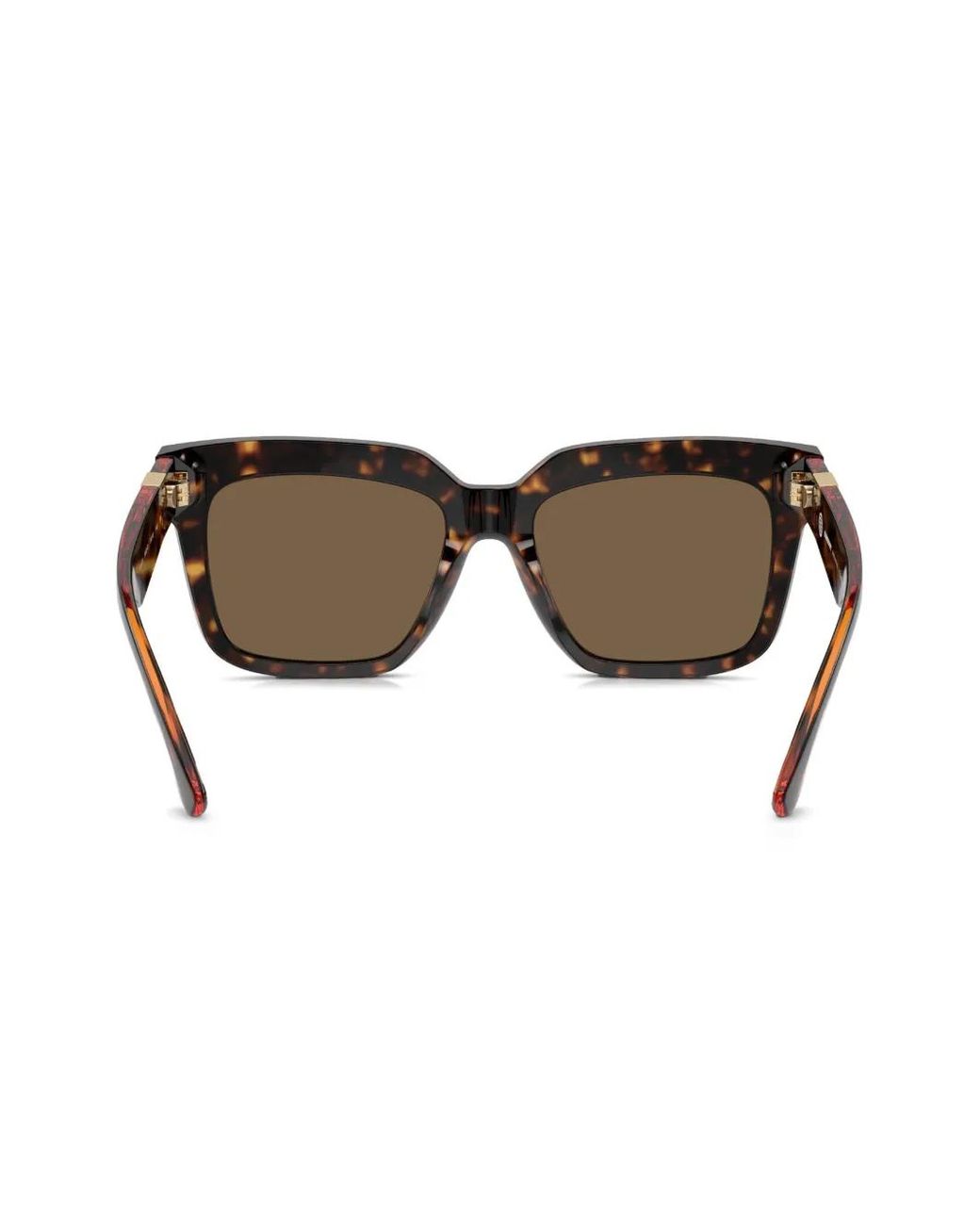 Burberry Brown Tortoiseshell Square-Frame Sunglasses