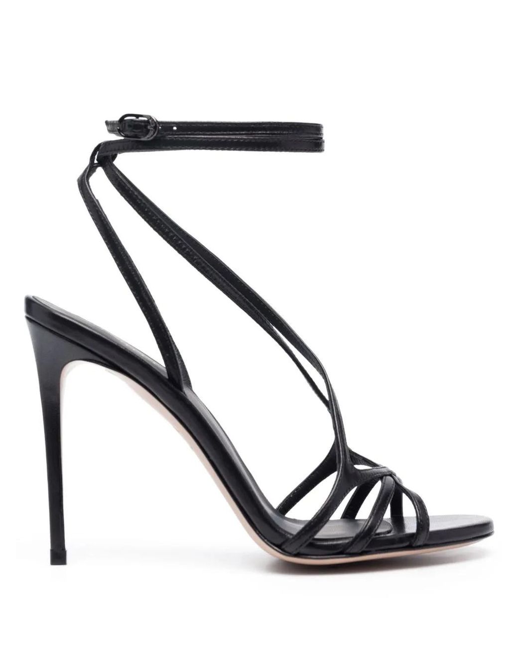 Le Silla Black Belen 110Mm Sandals