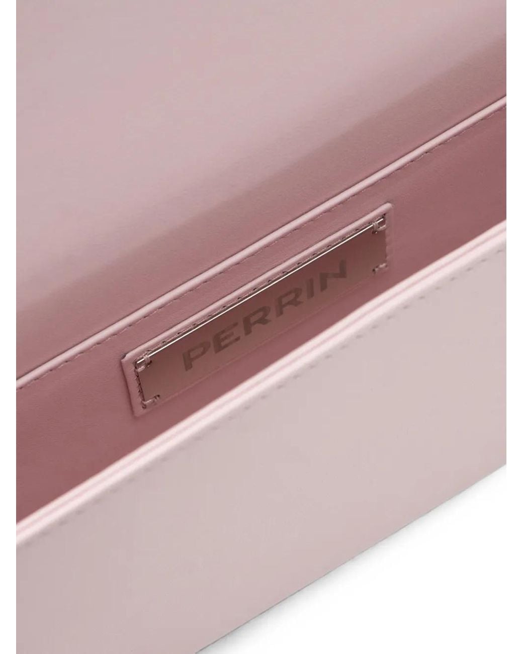 PERRIN Paris Pink L'Eiffel Cascade Crystal-Embellished Clutch Bag