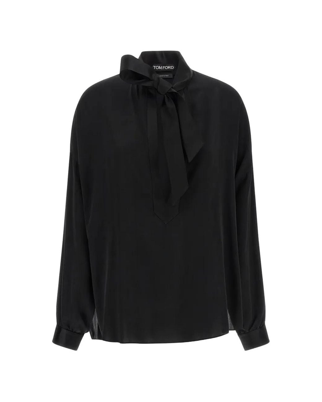 Tom Ford Black Silk Blouse