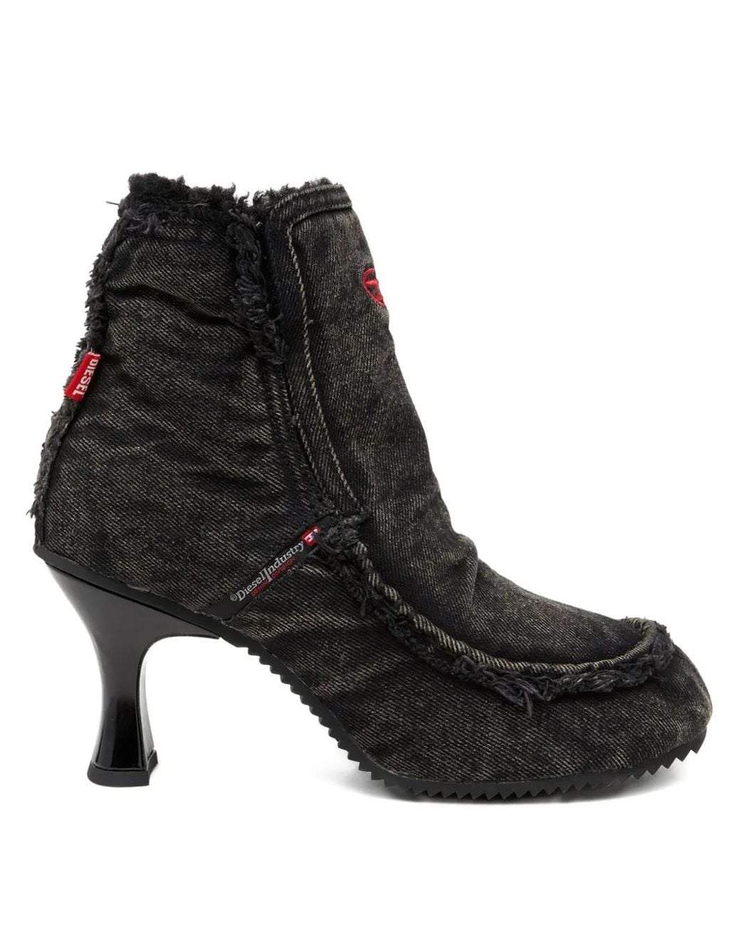 DIESEL Black D-Woodstock Heel