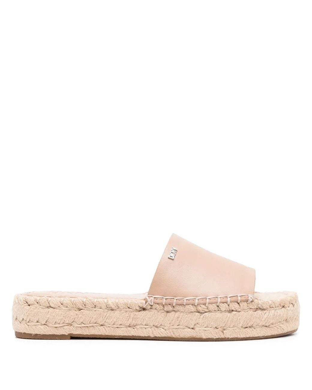 DKNY Pink Mules Mit Logo