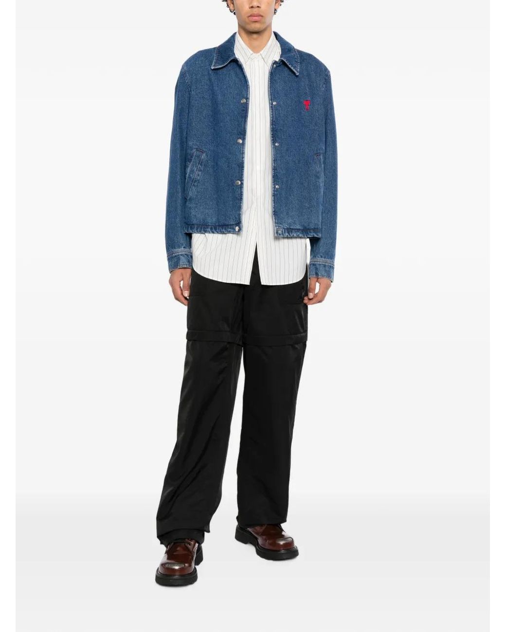 KENZO Black Detachable-Panel Cargo Pants for men