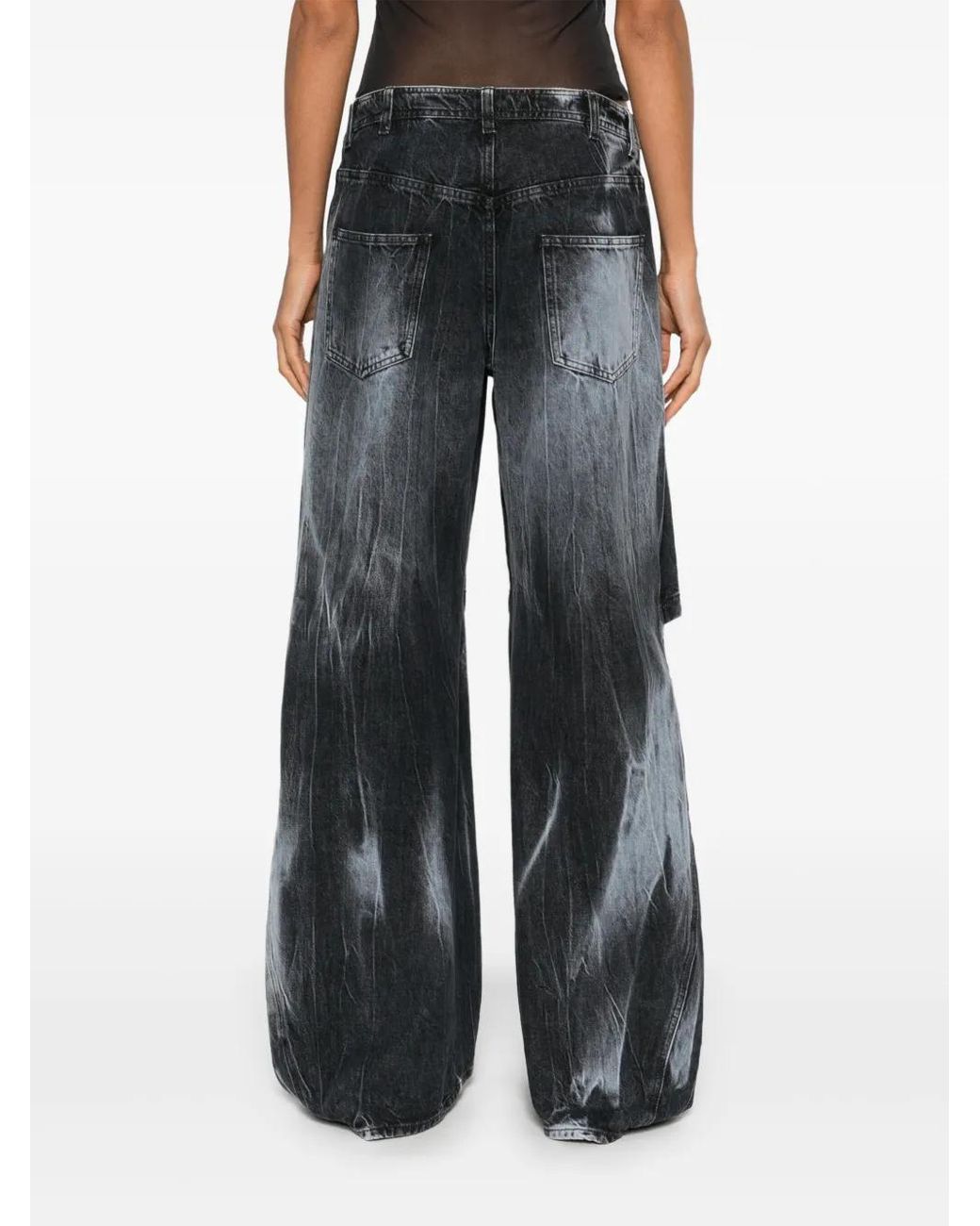 ALESSANDRO VIGILANTE Blue Cut-Out Jeans