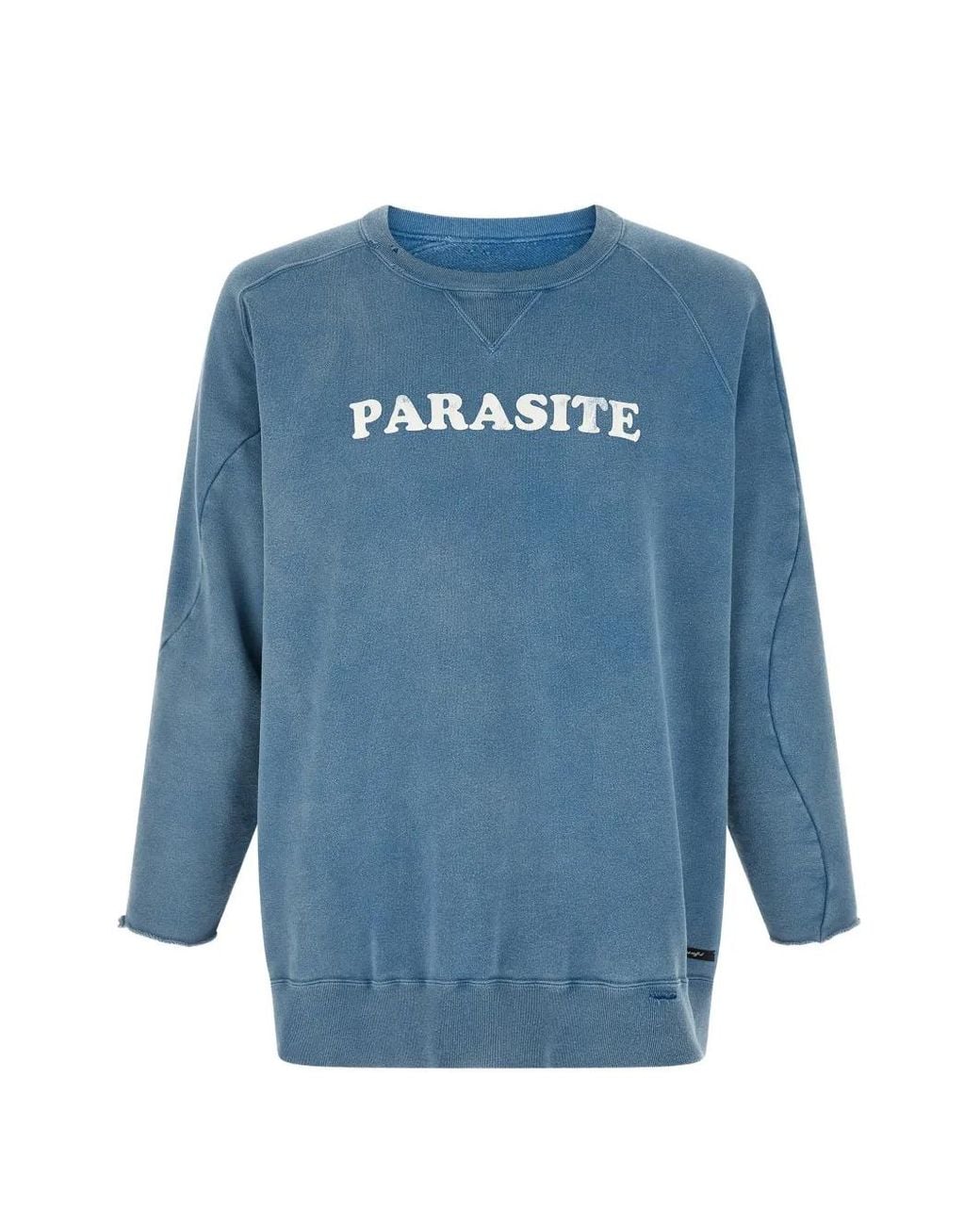 Undercover Blue Slogan-Print Sweatshirt for men