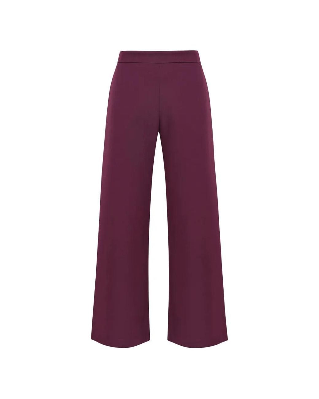 Maliparmi Purple Flared Trousers