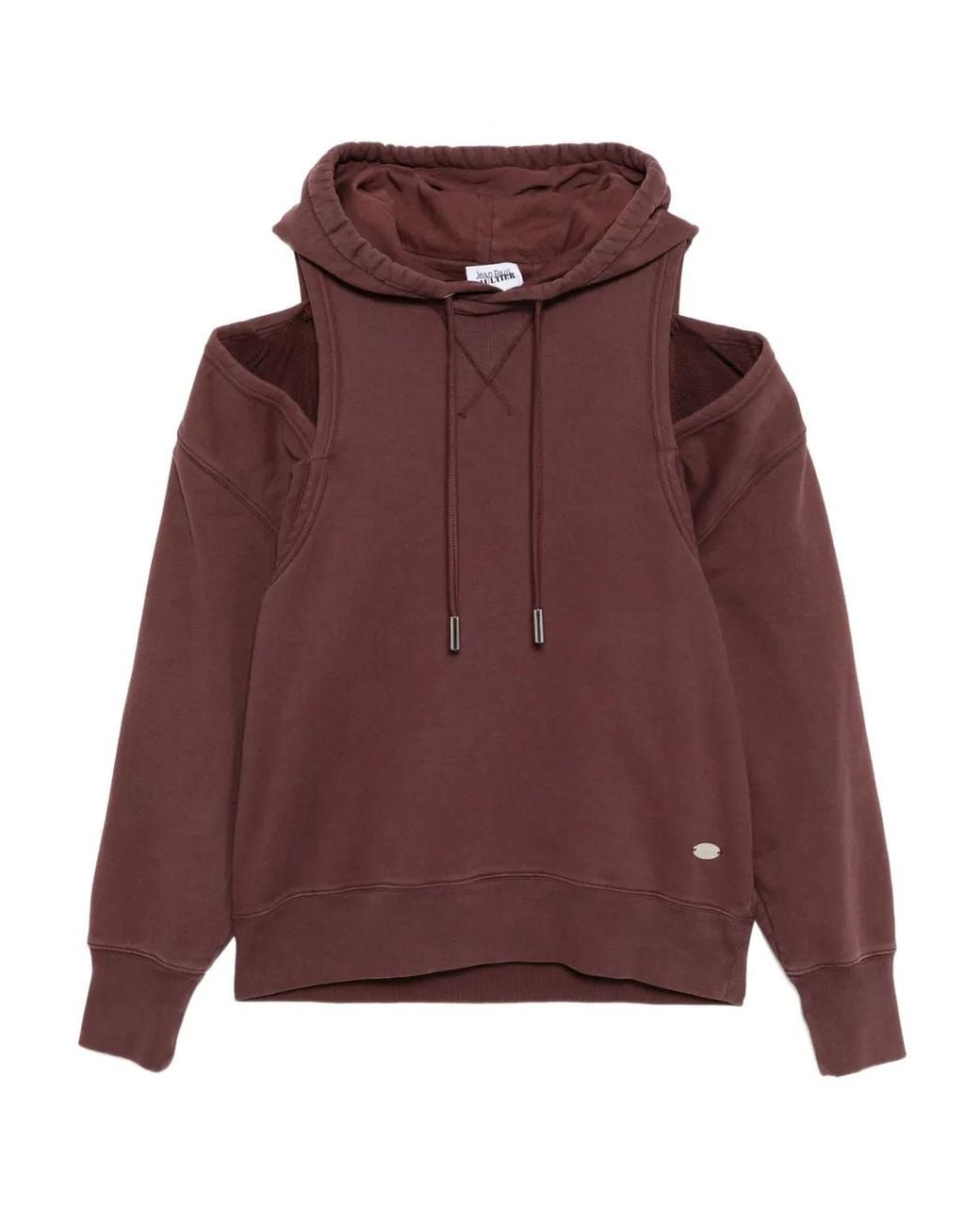 Jean Paul Gaultier Purple Cut-Out Hoodie