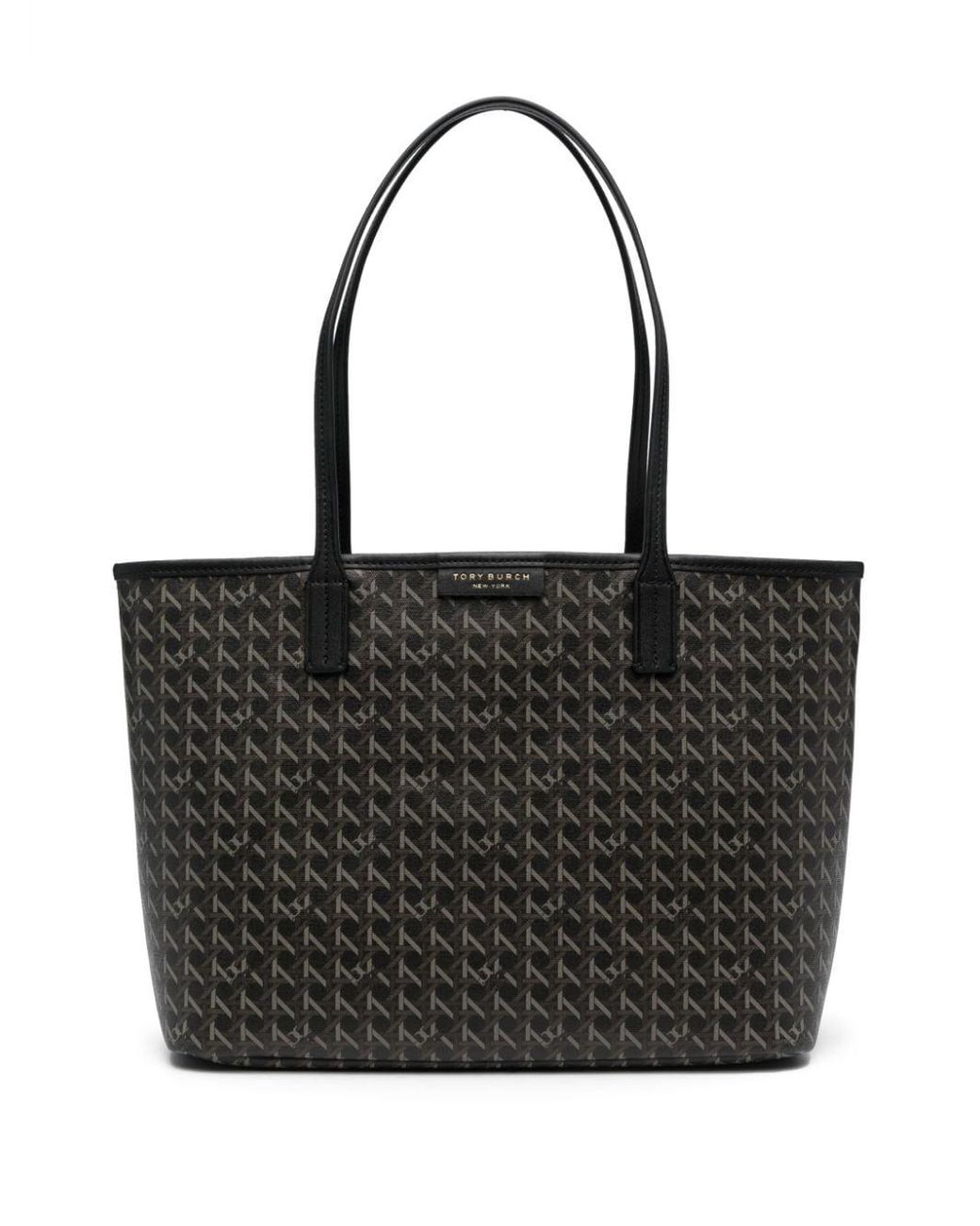 Tory Burch Large Ever-ready Canvas Tote Bag in Black | Lyst