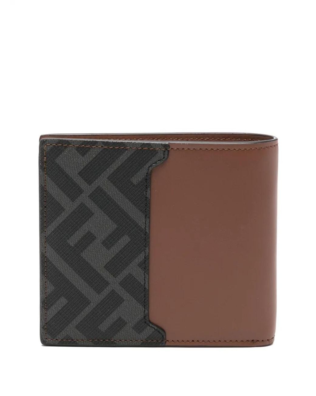 Fendi Brown Bi-Fold Wallet for men