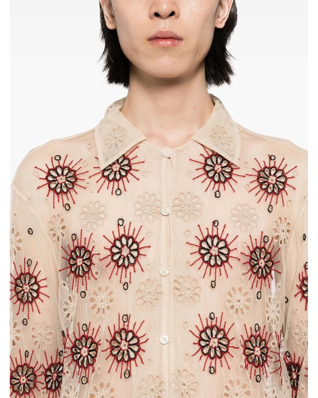 Bode Pink Solarium Shirt for men