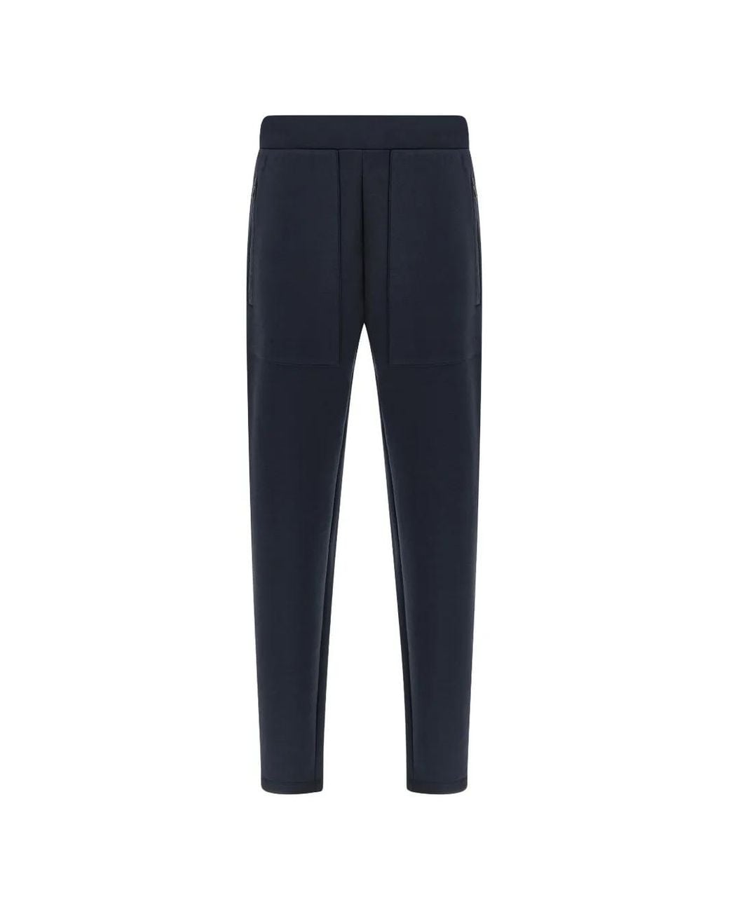 Paul & Shark Blue Panelled Track Pants for men