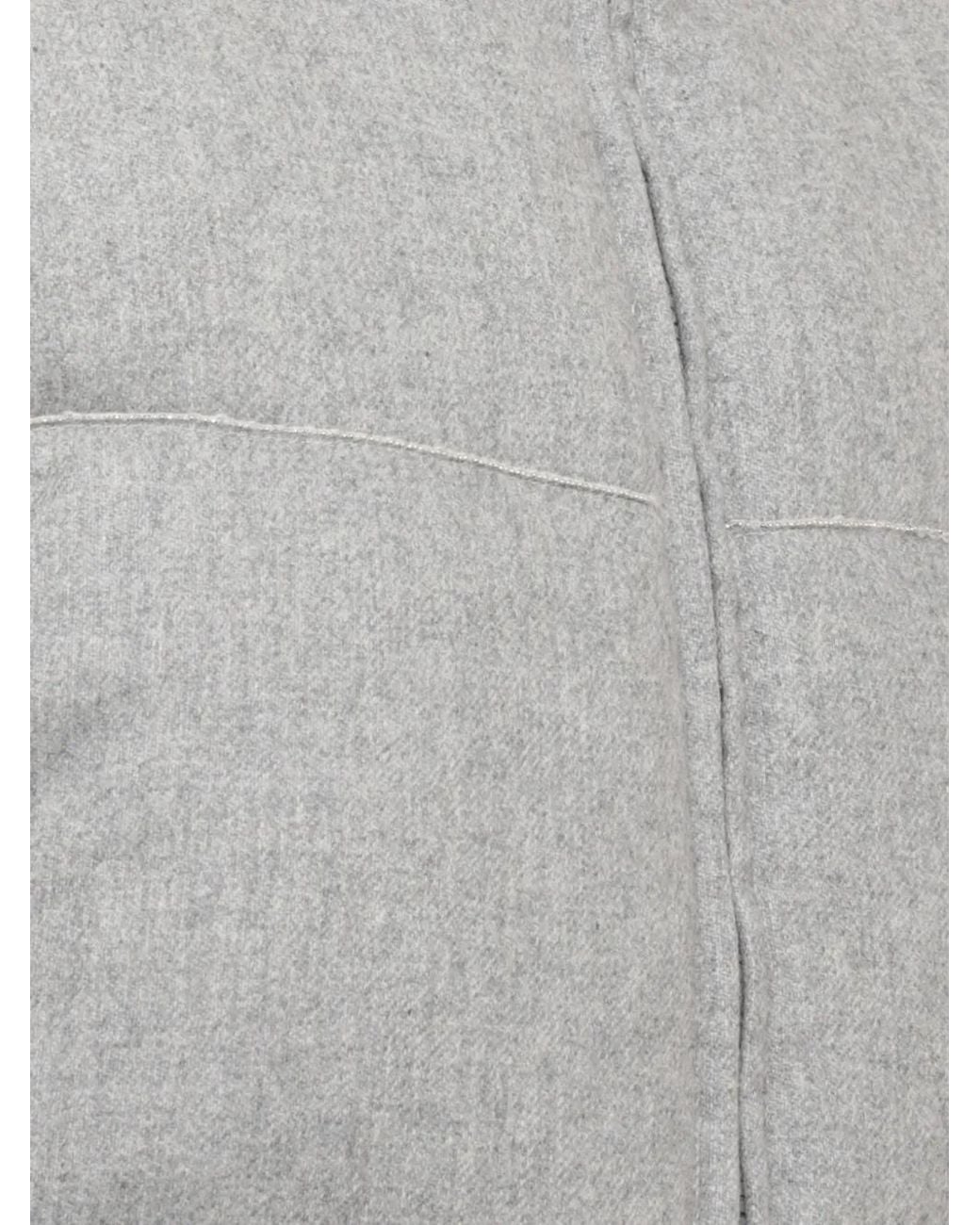 Panicale Gray Quilted Padded Jacket