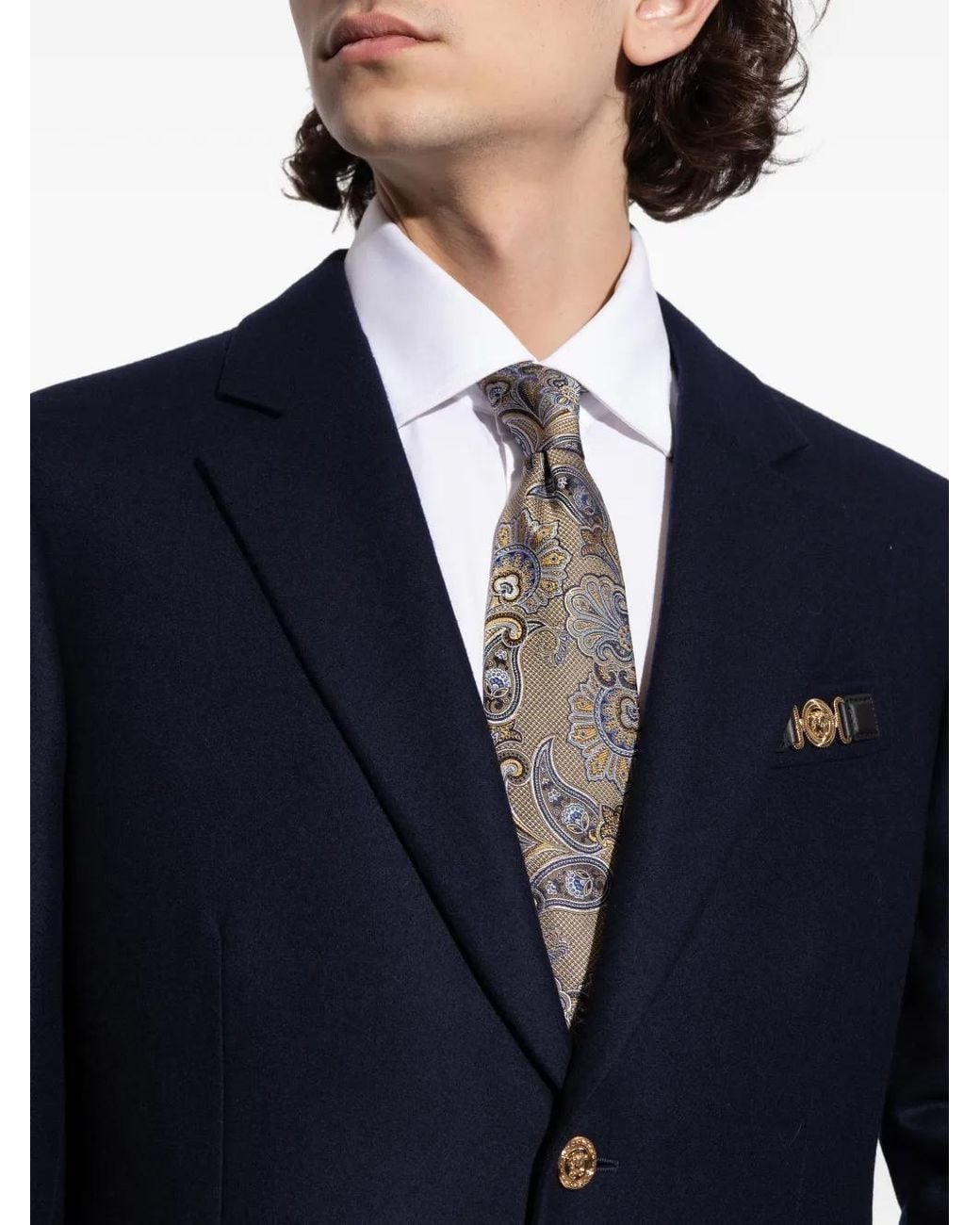 Etro Stropdas Met Paisley-Print in het Brown voor heren