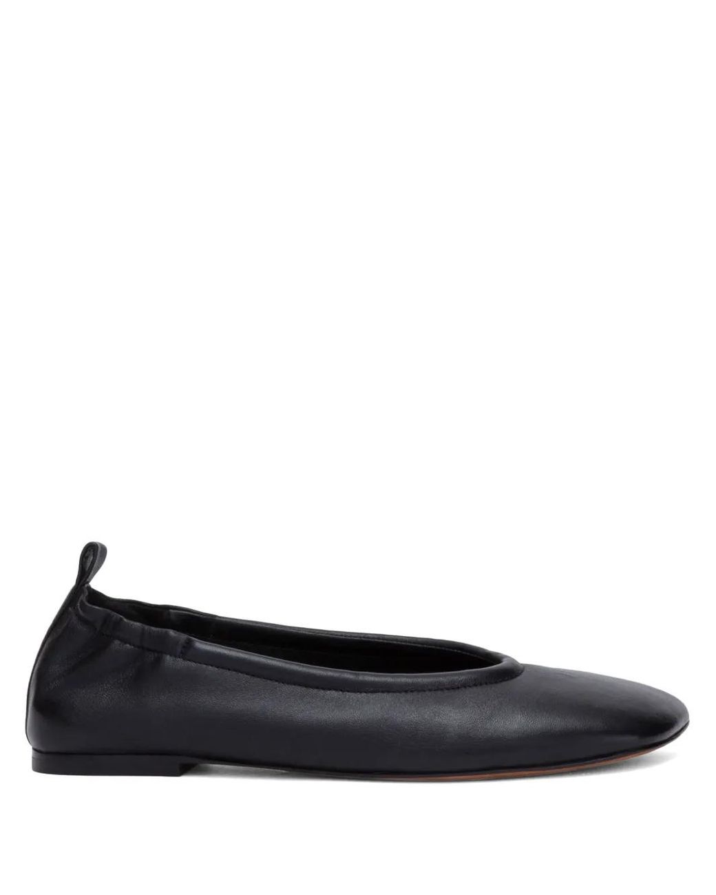 3.1 Phillip Lim Black Id Leather Ballerina Shoes