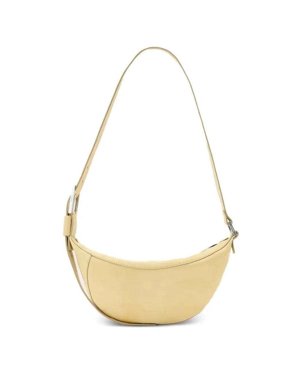AllSaints Metallic Luna Slouchy Leather Crossbody Bag