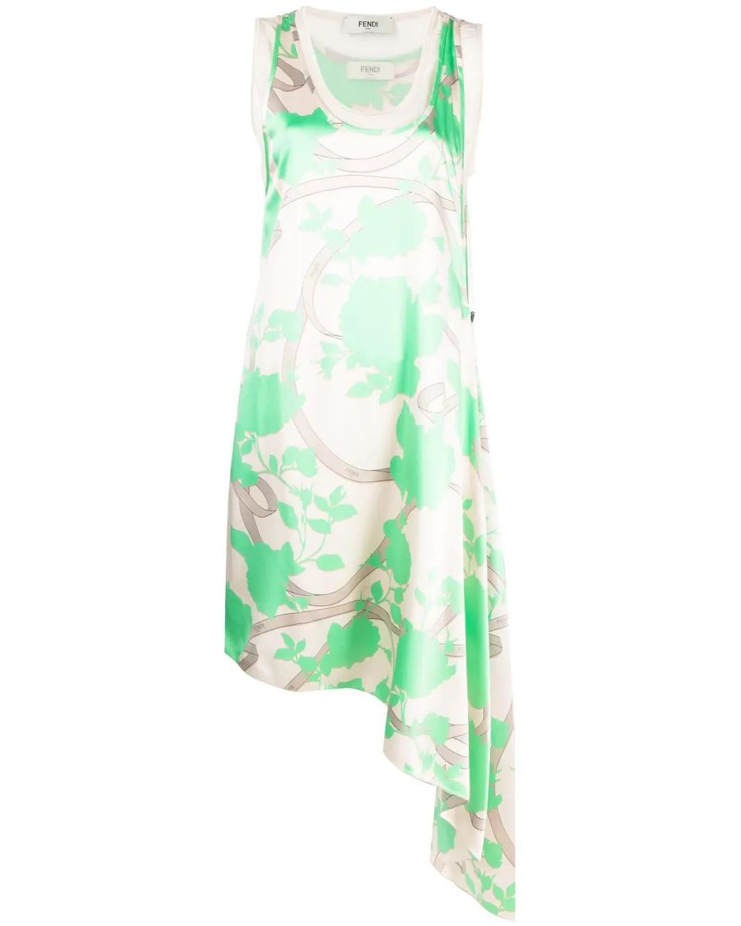Robe courte Fendi en coloris Green