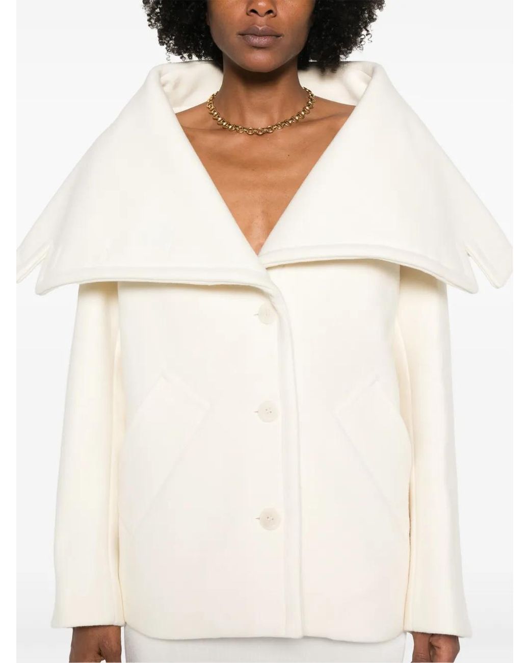 Jacquemus White Light Jackets
