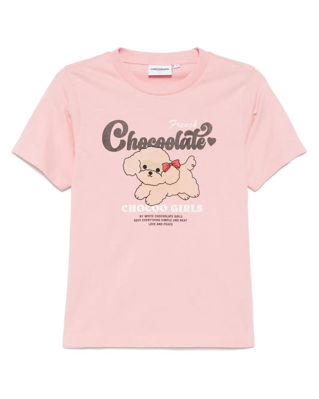 Chocoolate Pink Graphic-Print T-Shirt