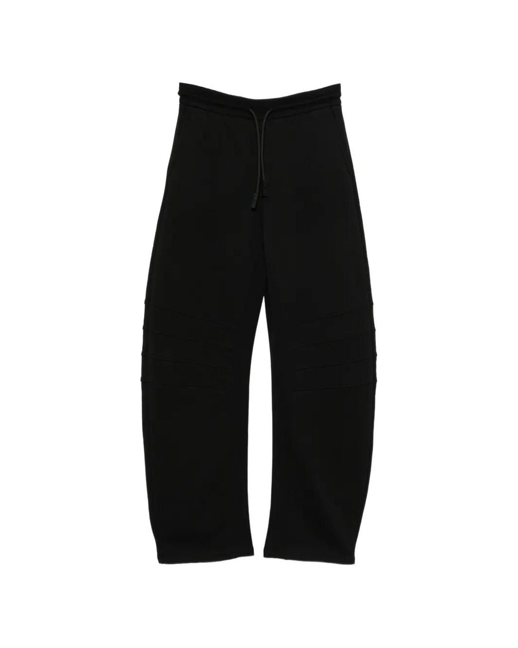 Just Cavalli Black Drawstring Panelled Track Pants