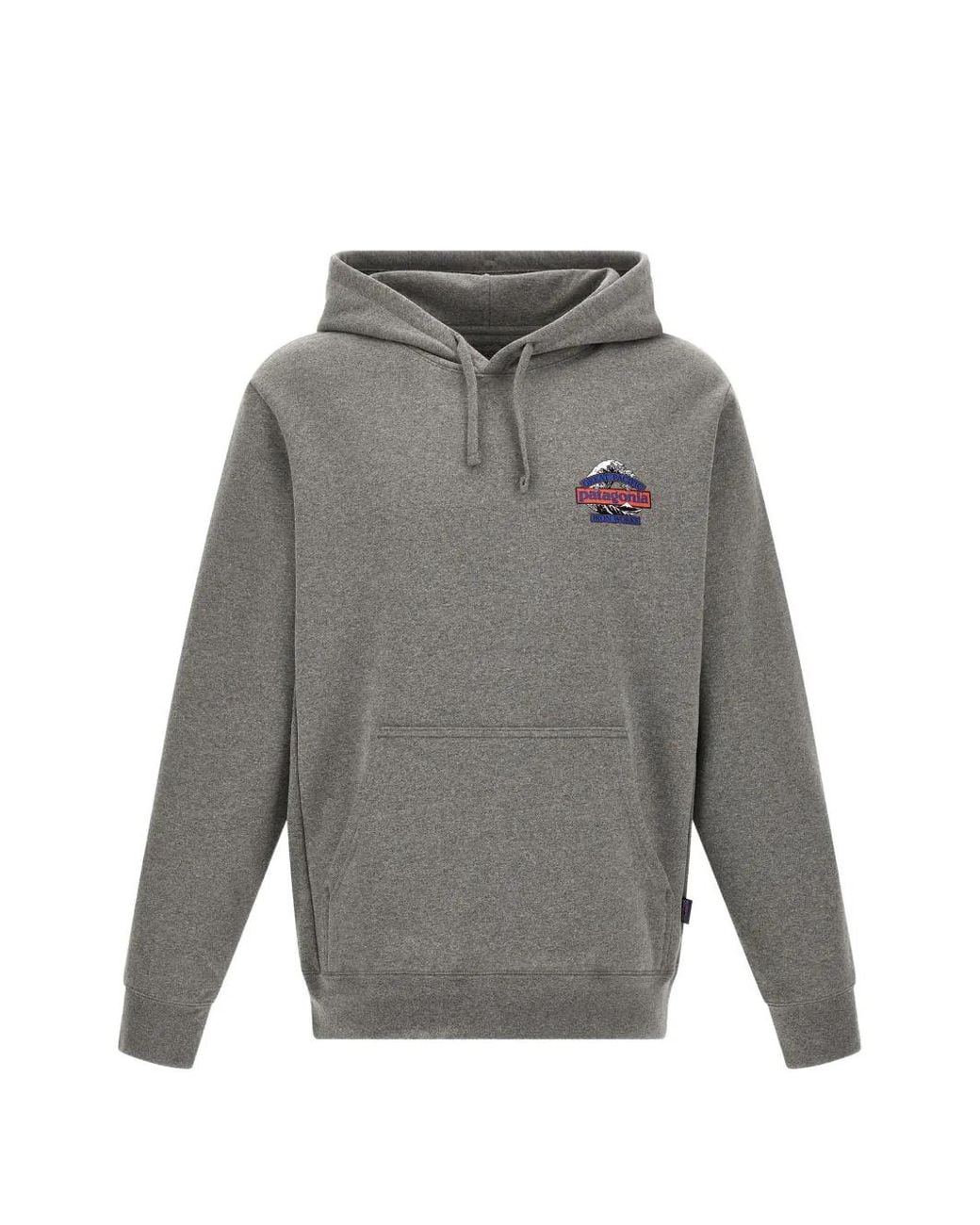 Patagonia Gray Great Waves Uprisal Logo-Print Hoodie for men
