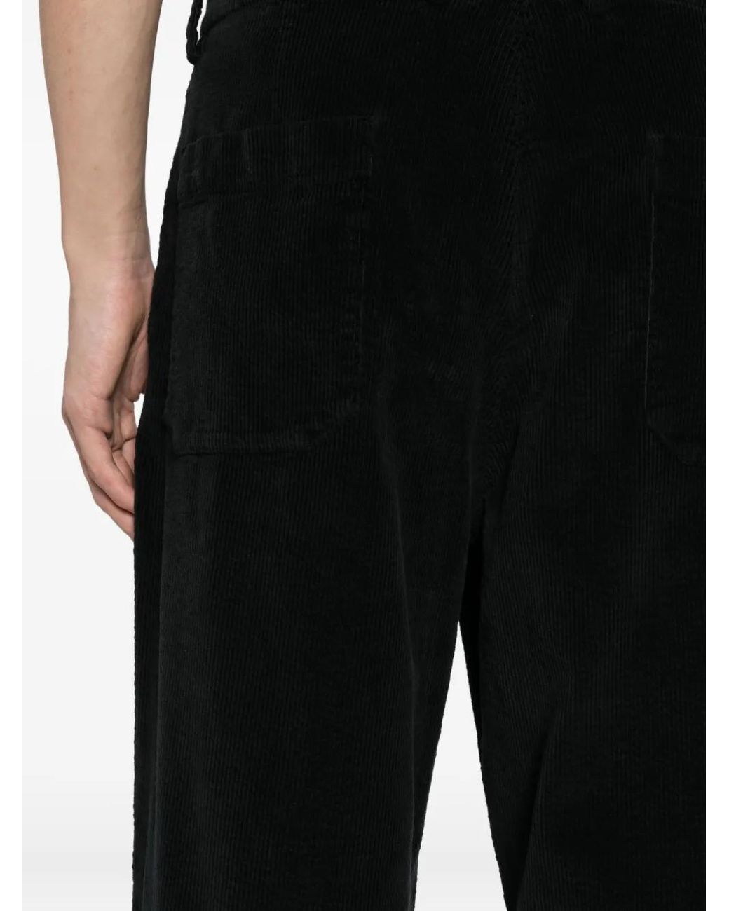 Barena Black Corduroy Trousers for men
