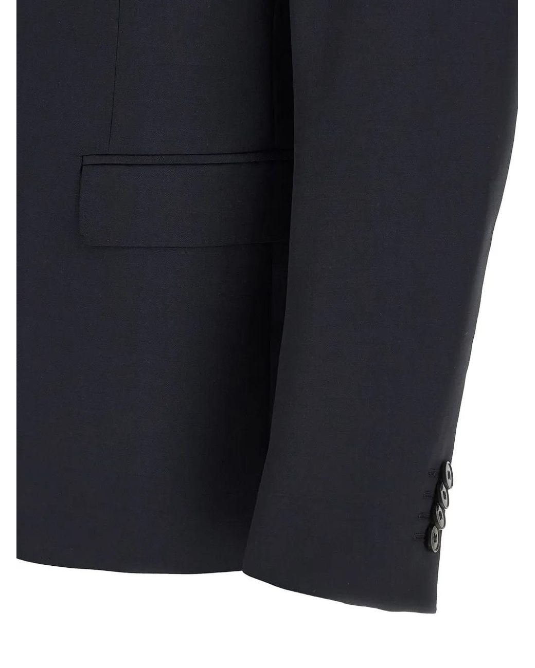 Zegna Blue Single-Breasted Suit for men