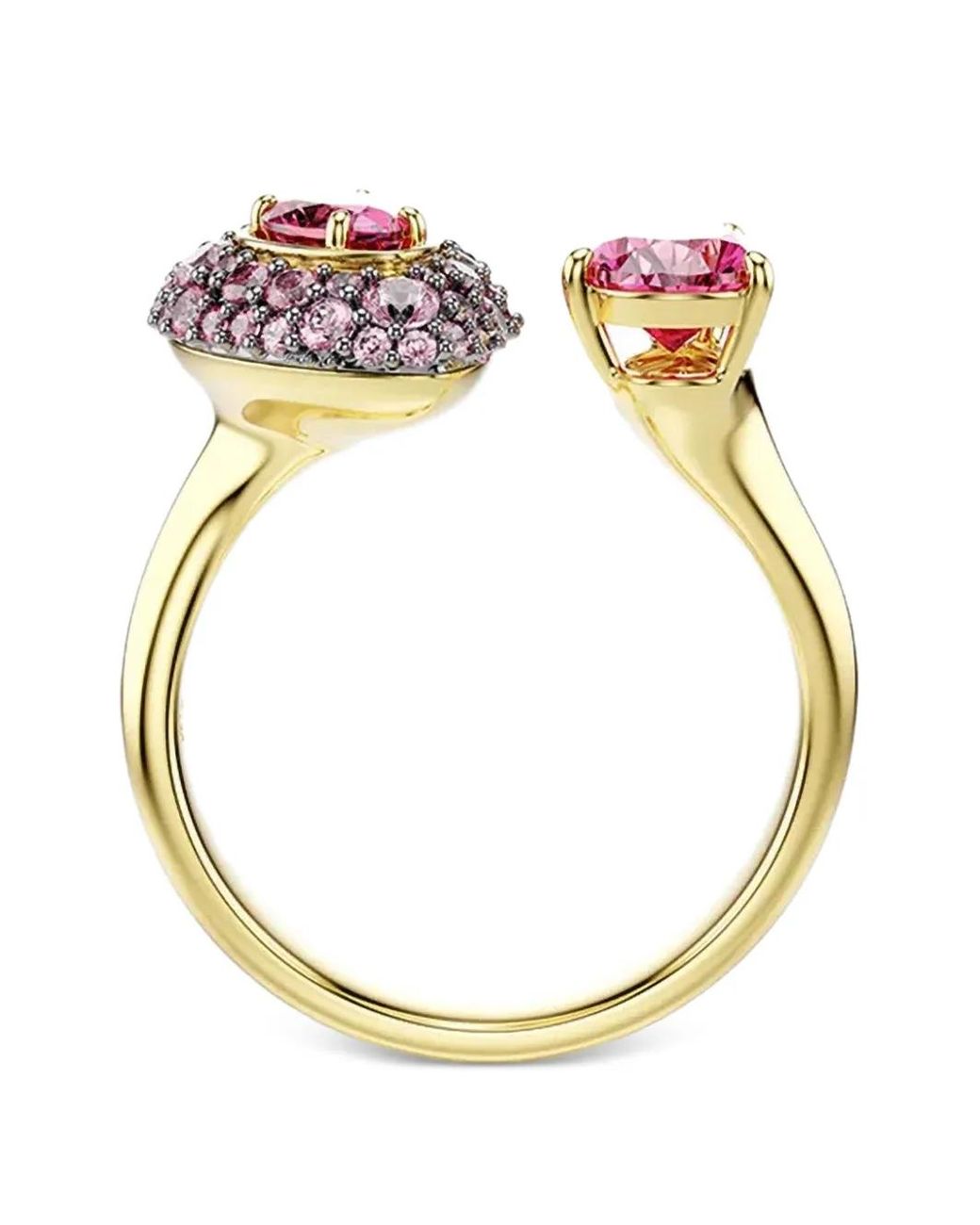 Swarovski Pink Sublima Ring Mit Kristallen