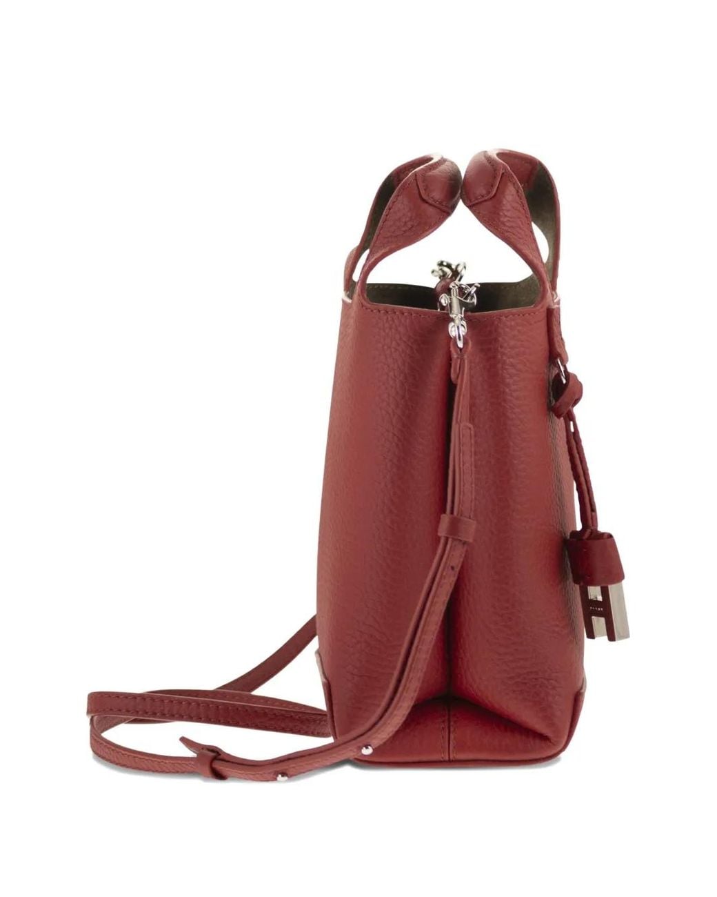 Hogan Red Logo-Detail Tote Bag