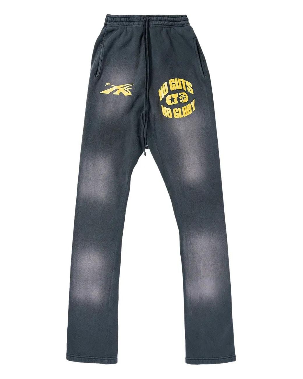 HELLSTAR Blue No Guts No Glory Track Pants for men