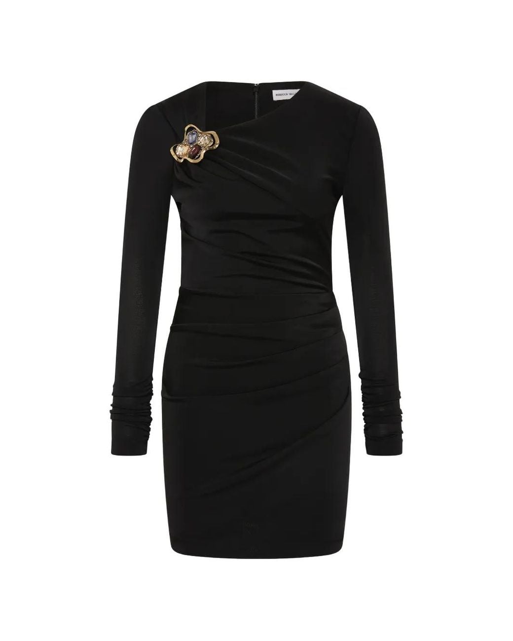 Rebecca Vallance Black Nala Long Sleeve Mini Dress