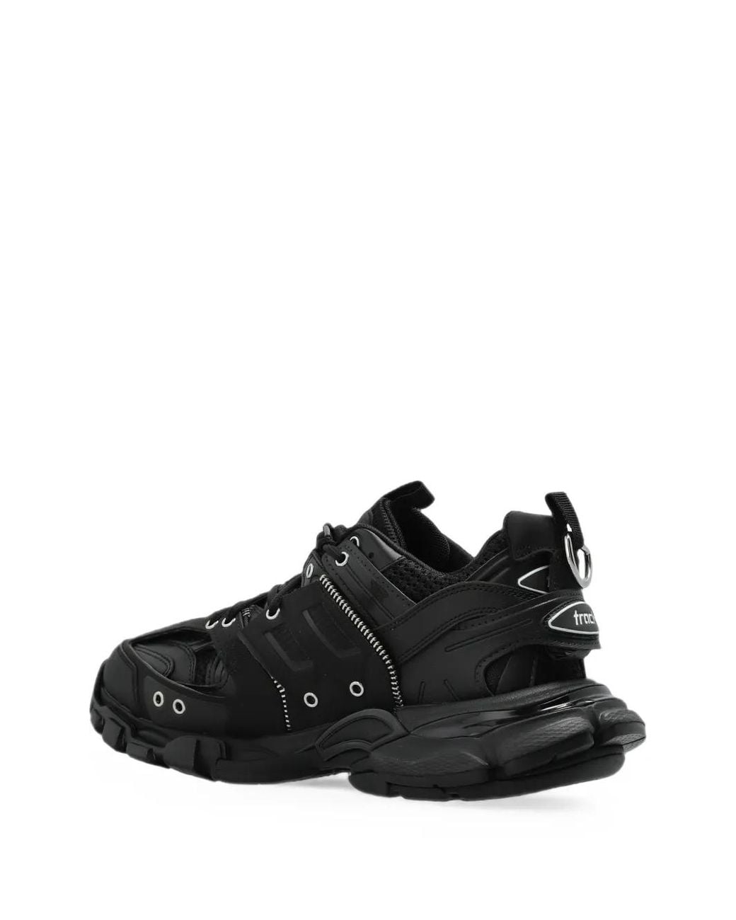 Balenciaga Black Track Zip Sneakers