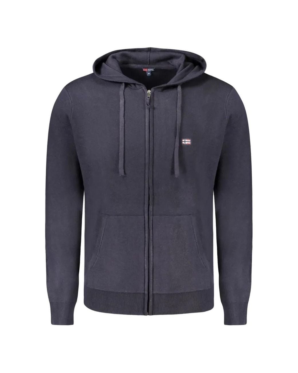 Norway 1963 Blue Zip-Up Cotton Sweatshirt for men