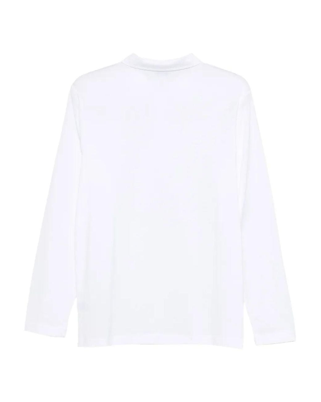 Sunspel White Buttoned Polo Shirt for men