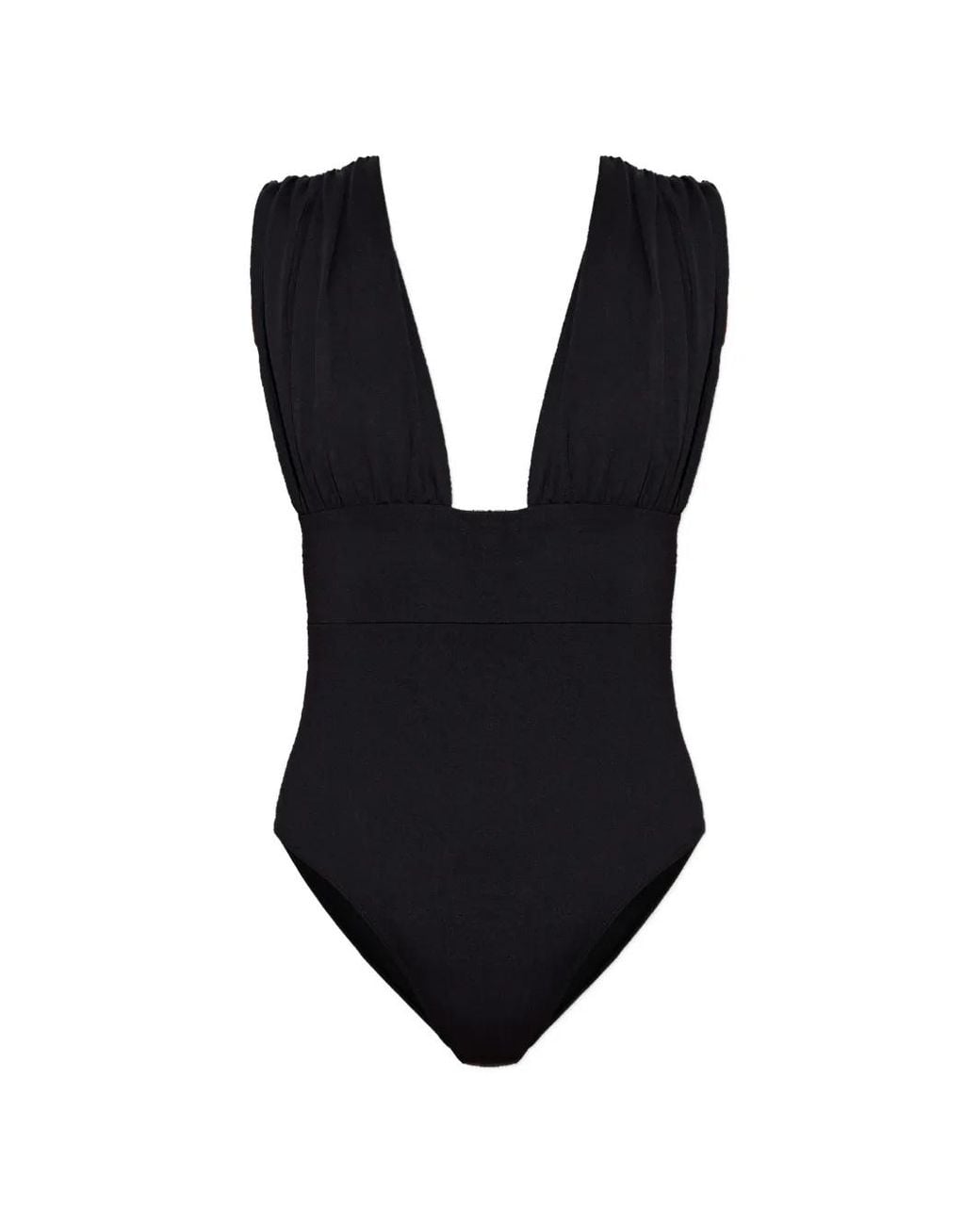 Maiya Paris Blue Monceau Ruched-Detail Swimsuit